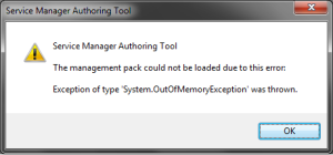 Authoring Tool Memory Error